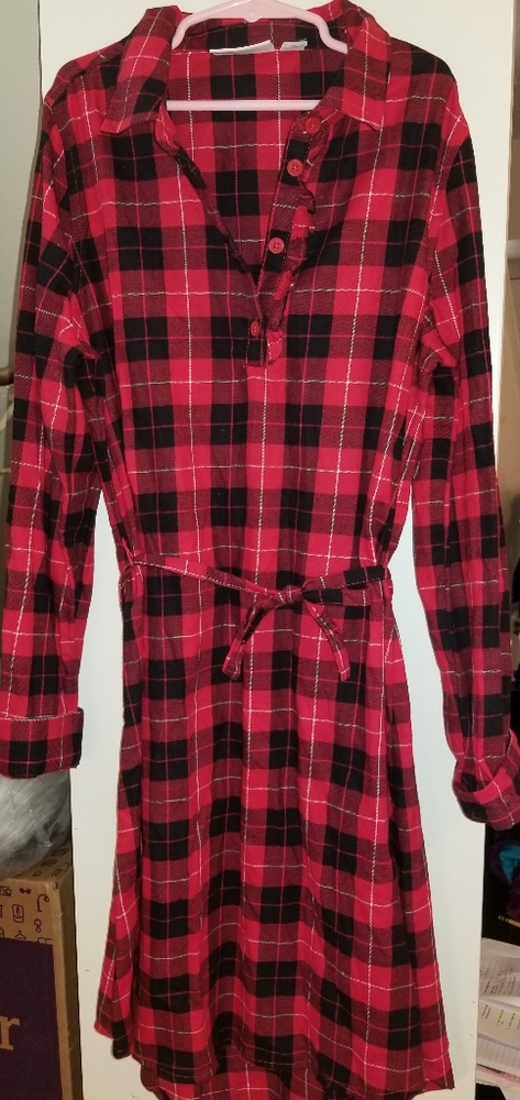 Flannel dress